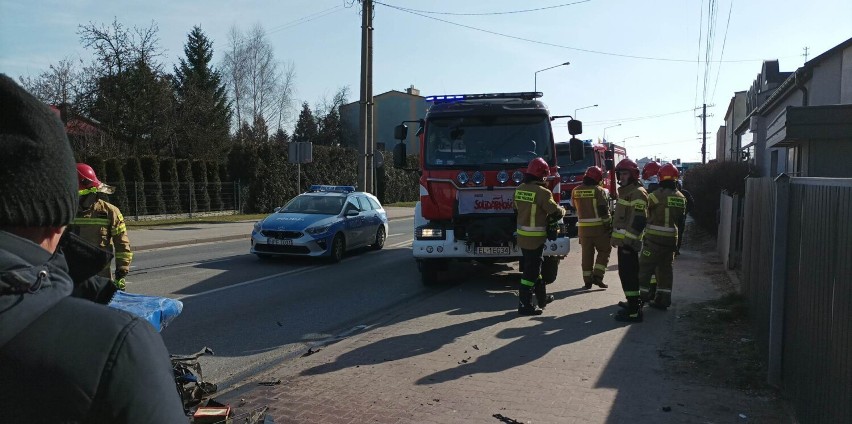 Kolejny poważny wypadek na ulicy Sieradzkiej w Wieluniu
