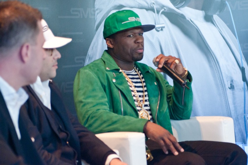 50 Cent w Warszawie promuje swoje słuchawki