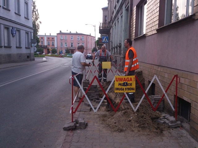 Rozszczelnienie gazu na ul. Poznańskiej we Wronkach