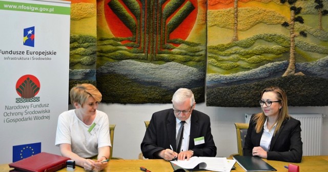 Burmistrz Brańska podpisał umowę związana z dotacją na budowę zalewu w Brańsku