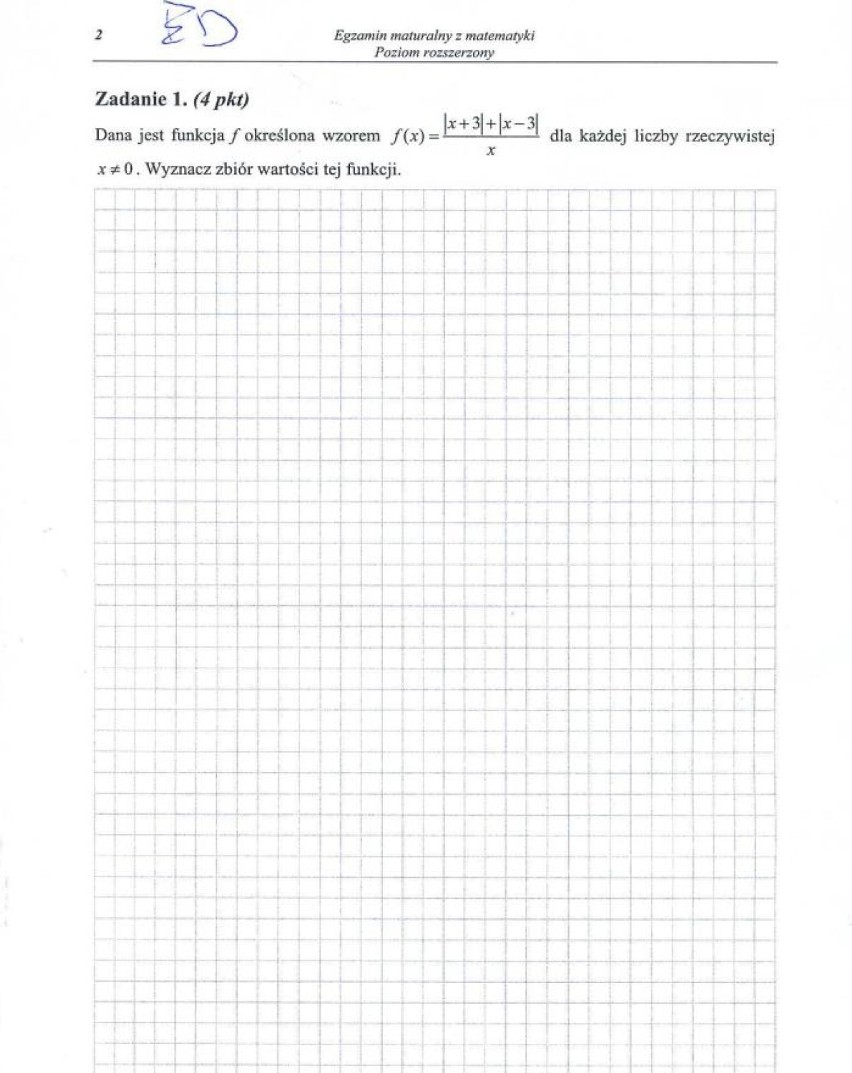 Matura 2014 matematyka poziom rozszerzony