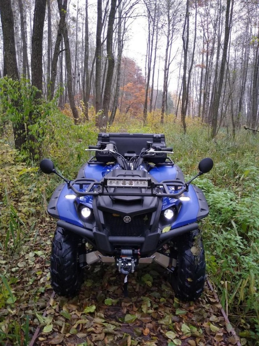 Biebrzański Park Narodowy ma nowy specjalistyczny sprzęt. Quad ATV do monitorowania przeciwpożarowego i dojazdu w trudno dostępne miejsca