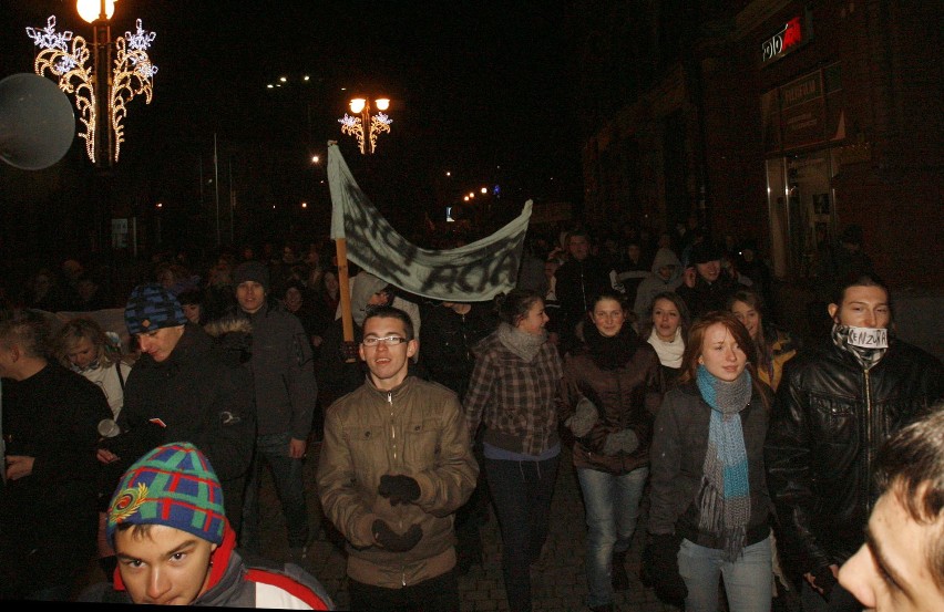 Protest legniczan przeciw ACTA (ZDJĘCIA)