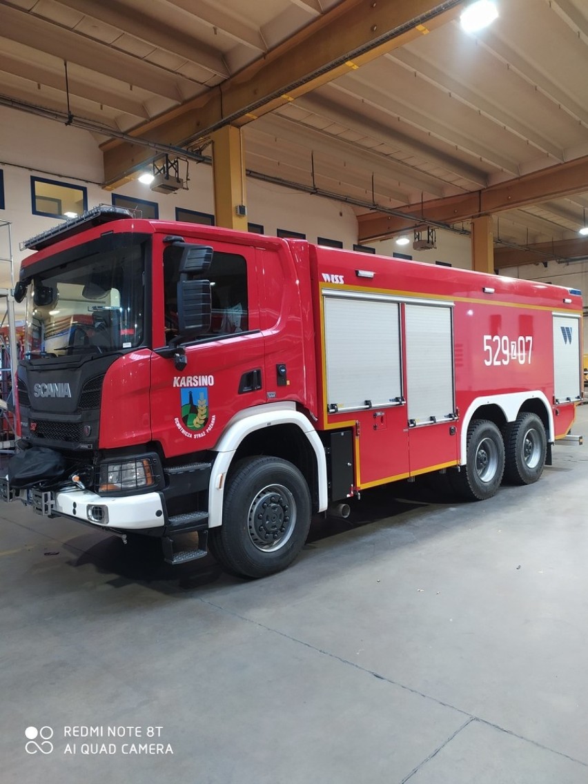 OSP Karsino wzbogaciło się o nowy wóz strażacki za ponad milion złotych