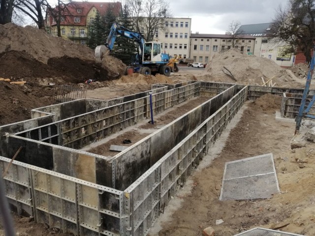 Wkrótce zostaną wykonane fundamenty nowego dworca kolejowo - autobusowego w Goleniowie
