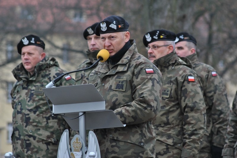 Pożegnanie generała dywizji Mirosława Różańskiego z garnizonem