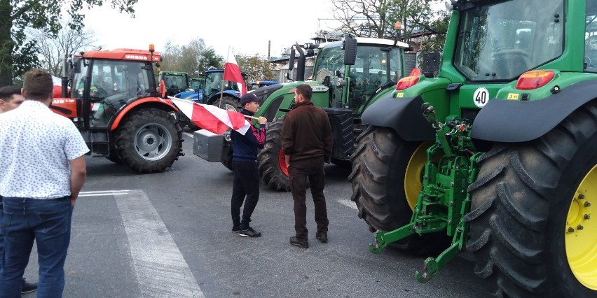 Protest w Osięcinach