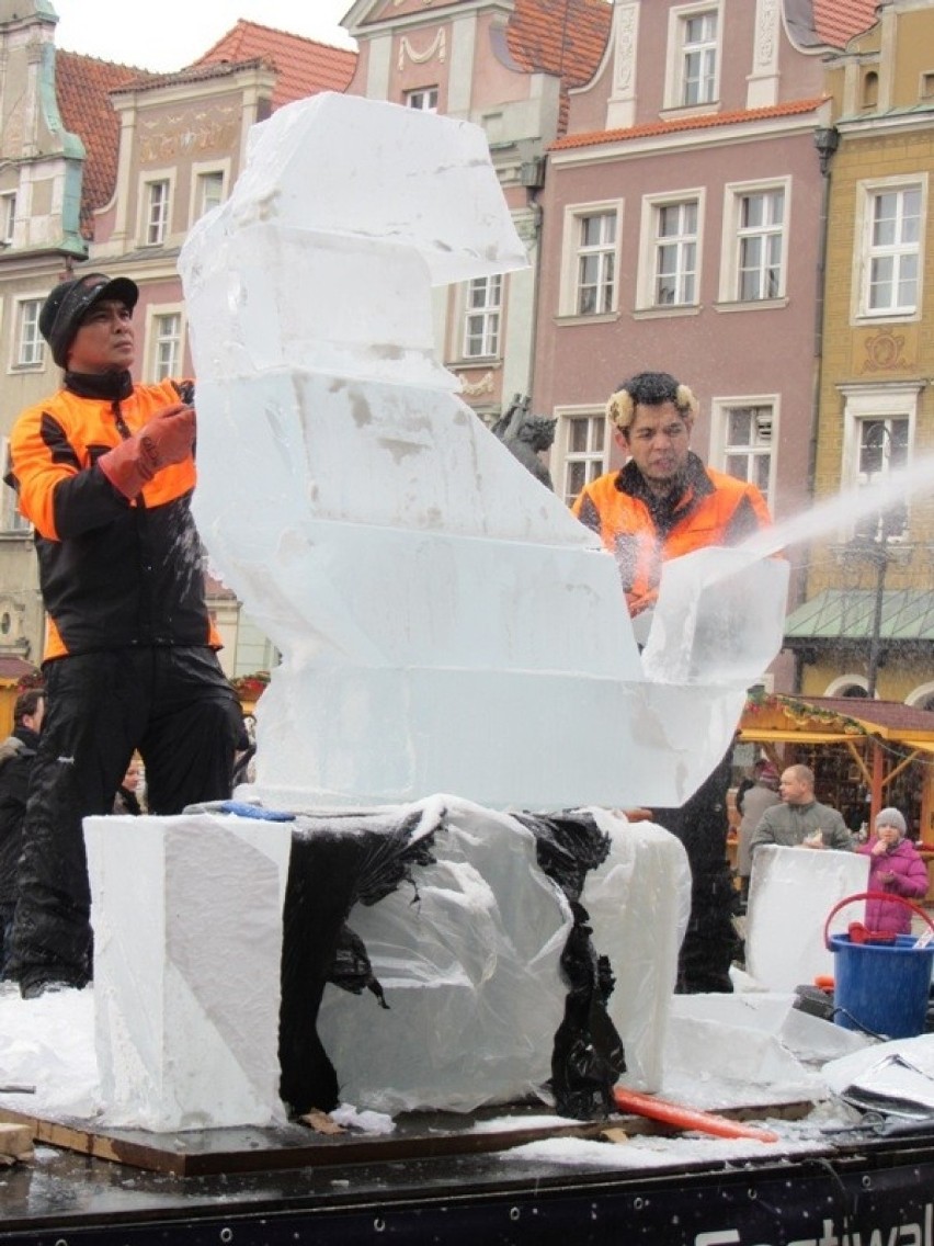 Festiwal Rzeźb Lodowych w Poznaniu