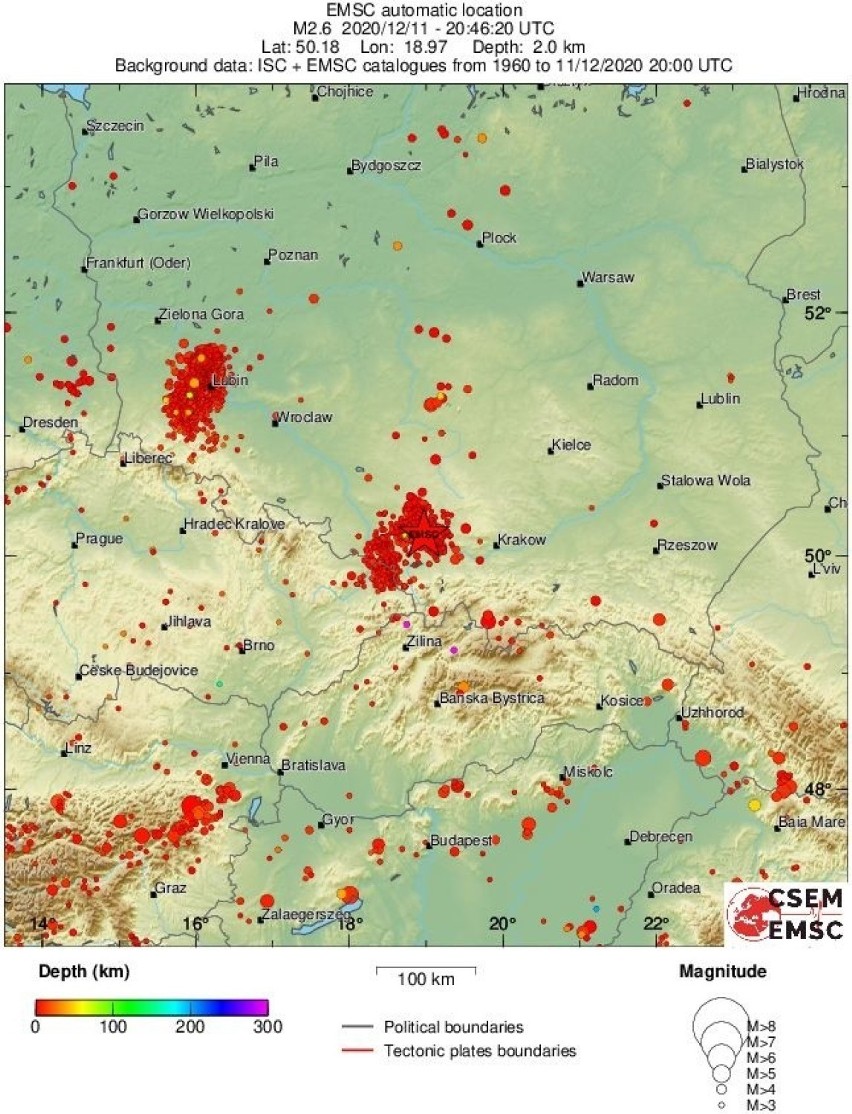 Wstrząs na Śląsku był bardzo silny. Zanotowało go...