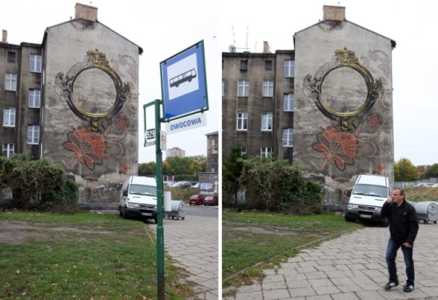 Mural przy ul. Czarneckiego w Szczecinie