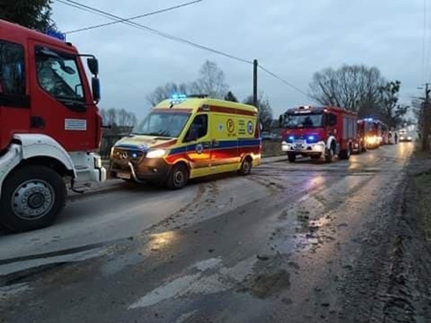 Wybuch w domku jednorodzinnym w Wiączyniu koło Łodzi. Eksplodował piec węglowy. Nie żyje gospodarz 10.03.2020