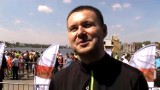 Łukasz Stasiak na Wings For Life World Run 2015 w Poznaniu [WIDEO]