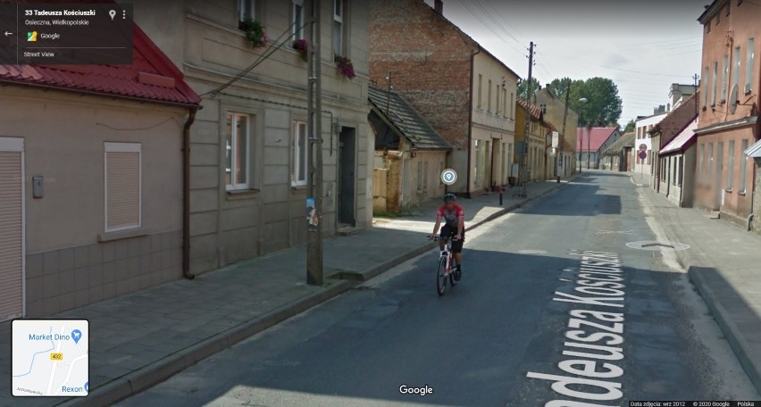 Osieczna "okiem" Google Street View