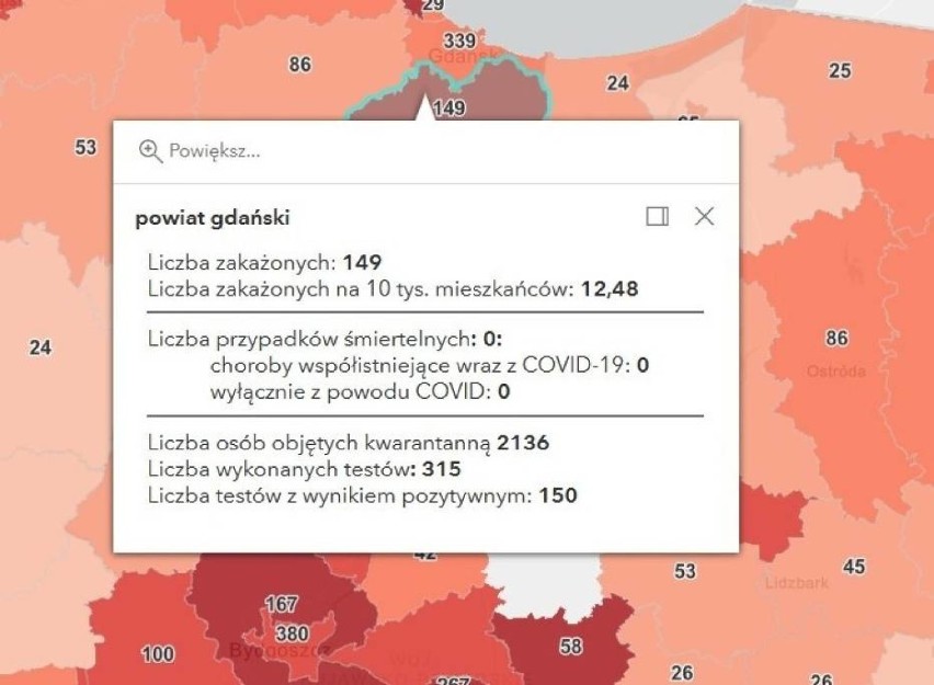 Rekord zakażeń koronawirusem w powiecie gdańskim. W ciągu dwóch przybyło 300 chorych! Tak źle dotąd nie było!