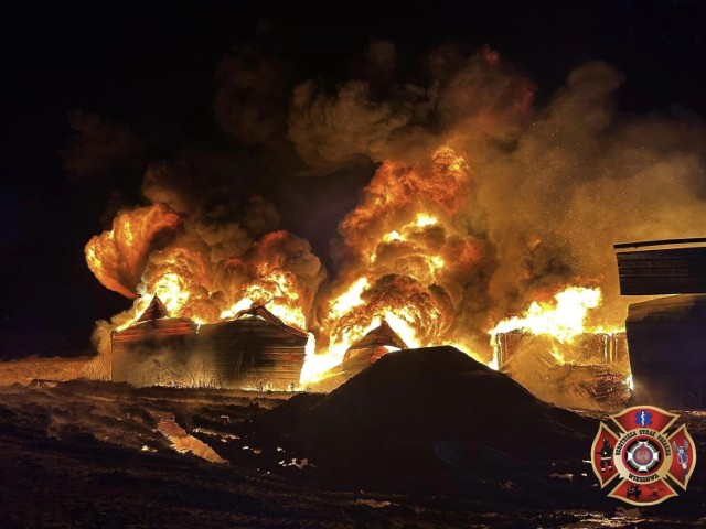 Pożar hali w Wieszowej - zdarzenie miało miejsce 1 listopada.