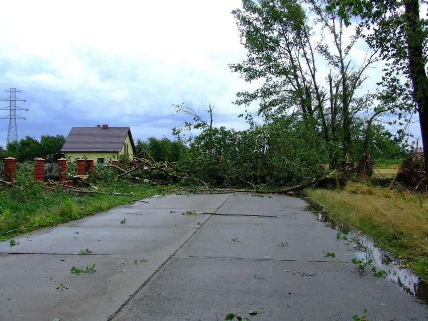 Zablokowana ulica. Fot. Piotr Andrzejak