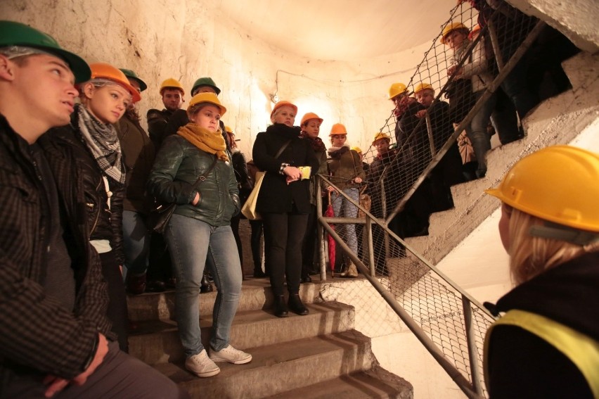 Studenci zwiedzili podziemny Szczecin [zdjęcia]