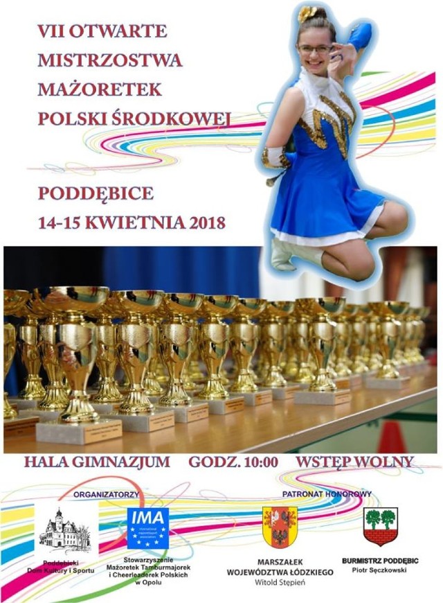 VII Otwarte Mistrzostwa Mażoretek Polski Środkowej w Poddębicach 2018