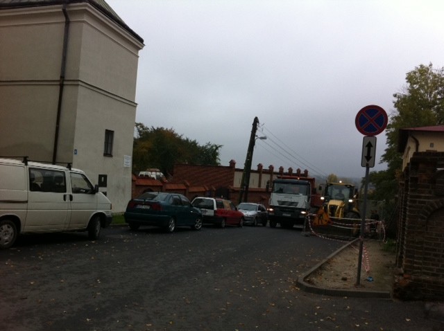 Wciąż trwa remont ulicy Dolnej Panny Marii w Lublinie....