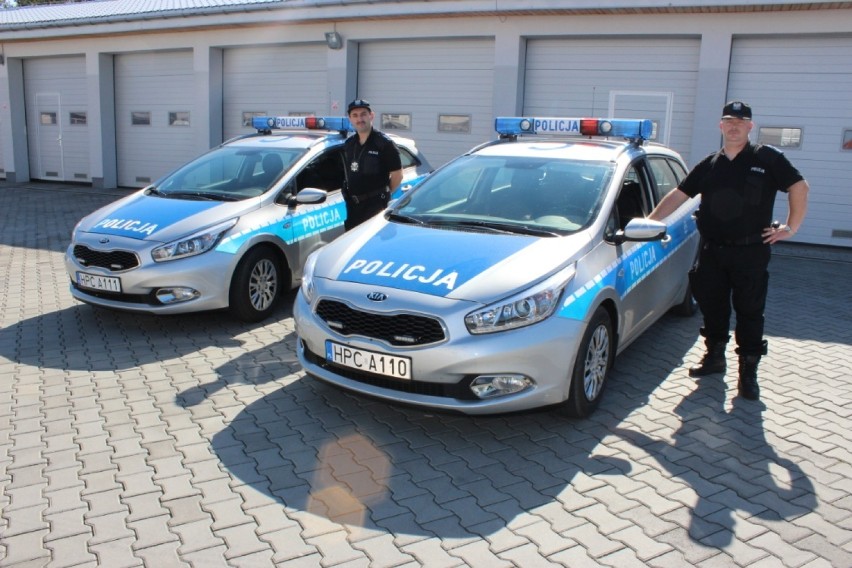 Nowe radiowozy dla policjantów w Skępem i Tłuchowie...