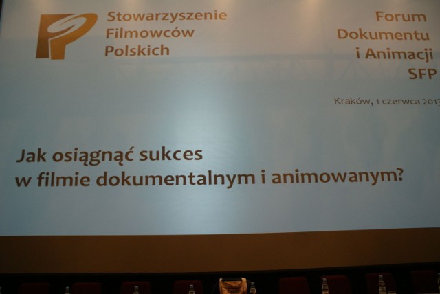 Baner Forum Dokumentu i Animacji Stowarzyszenia Filmowców Polskich.