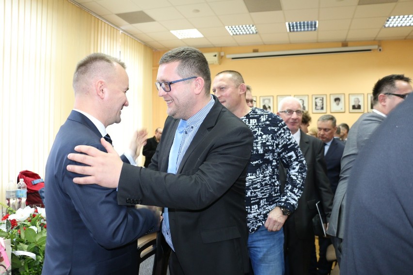 Nowy burmistrz Adam Straszyński objął dziś oficjalnie rządy w Gniewkowie [zdjęcia]