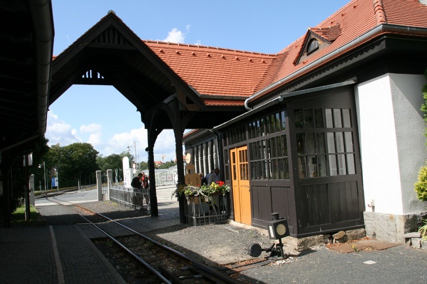 W Zittau jest stacja kolejowa...