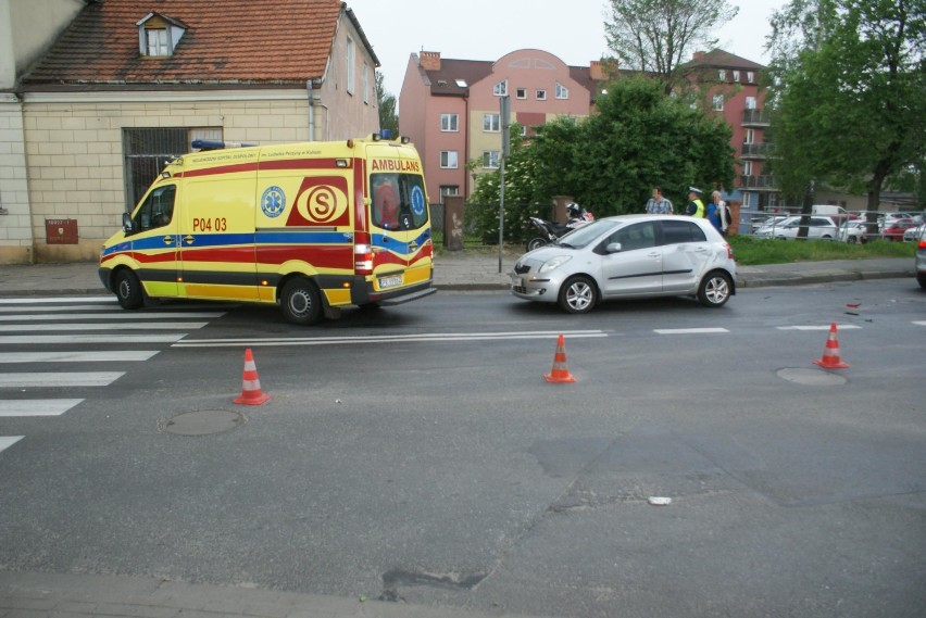 Motocyklista został potrącony na ulicy Stawiszyńskiej w...