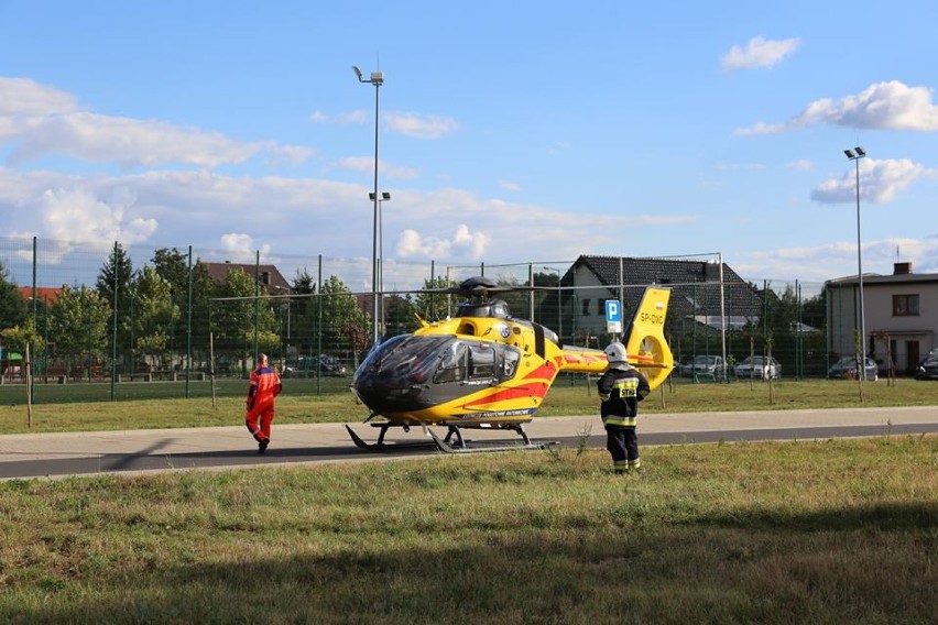 W AKCJI: 12-miesięczne dziecko trafiło z urazem głowy do szpitala w Ostrowie [ZDJĘCIA]