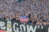 Na meczu Lech - Wisła fani Białej Gwiazdy stracili flagę [wideo]