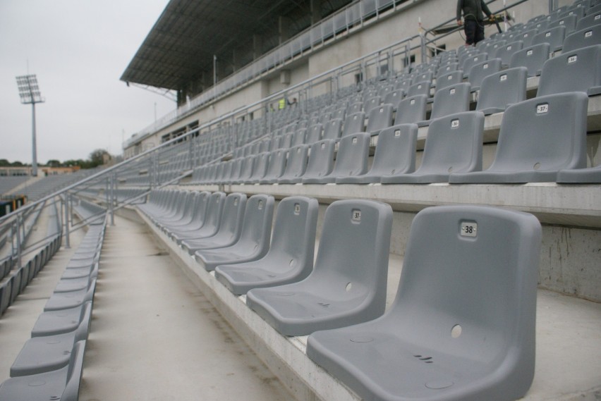 Stadion w Kaliszu czeka na odbiór techniczny