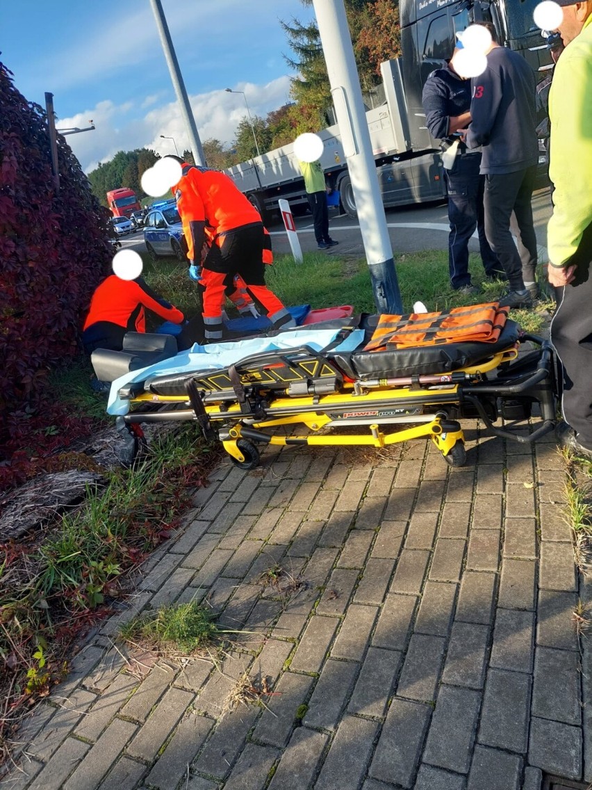 Wypadek w Olkuszu na DK-94, kierunek Kraków