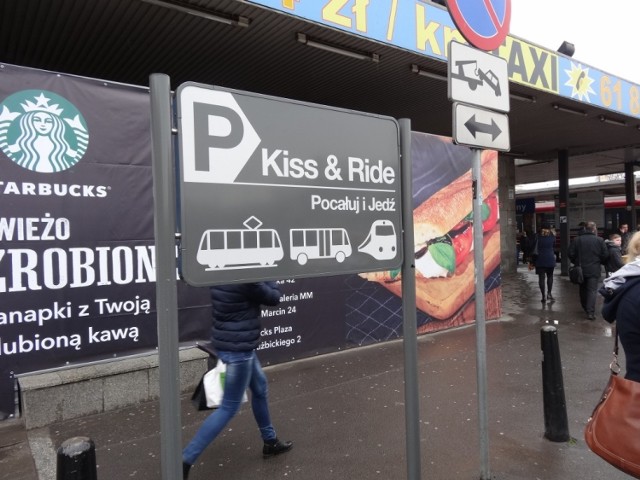 Parking Kiss and Ride przy dworcu PKP w Poznaniu