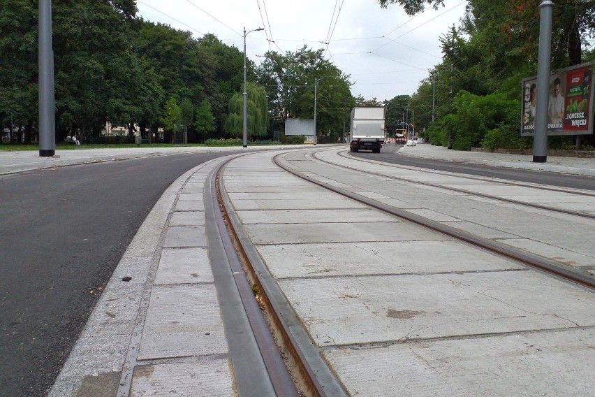 Torowisko tramwajowe na trasie do Bronowic jest już gotowe,...