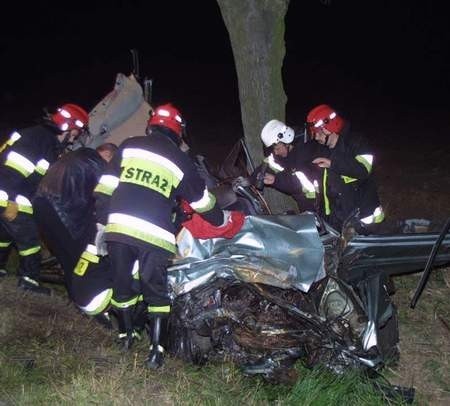 W wypadku w Główiewie zginęły cztery młode osoby. Był to najtragiczniejszy wypadek w tym roku w powiecie konińskim. Fot. P. Hejman