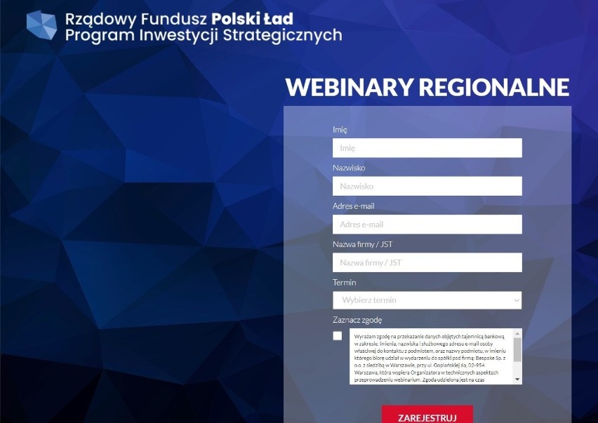 Webinarium dla przedsiębiorców na temat Programu Inwestycji Strategicznych na Podkarpaciu