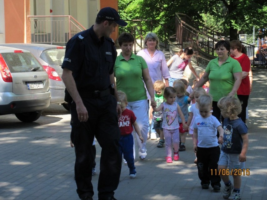 Policjanci z Olsztyna odwiedzili żłobek