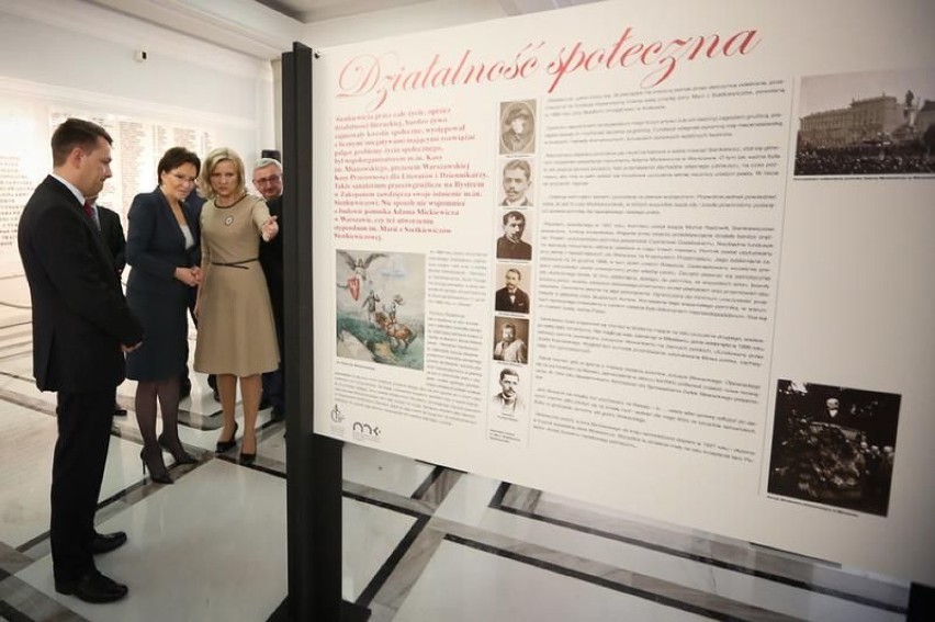 Otwarcie wystawy Sienkiewiczowskiej w Sejmie RP