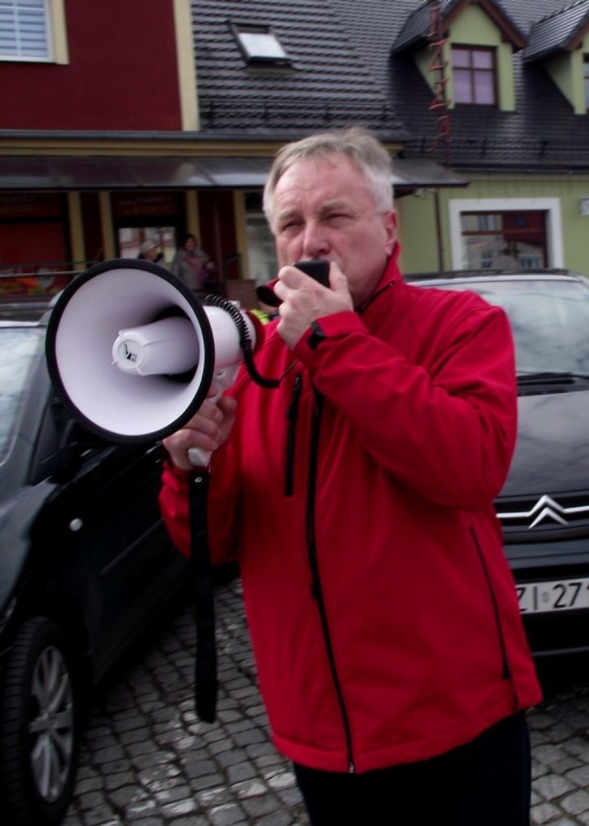 NSZZ Solidarność IKEA Idustry i IKEA Retail, ZZ Budowlani IKEA Industry Oddział WEST w Chlastawie protestowali