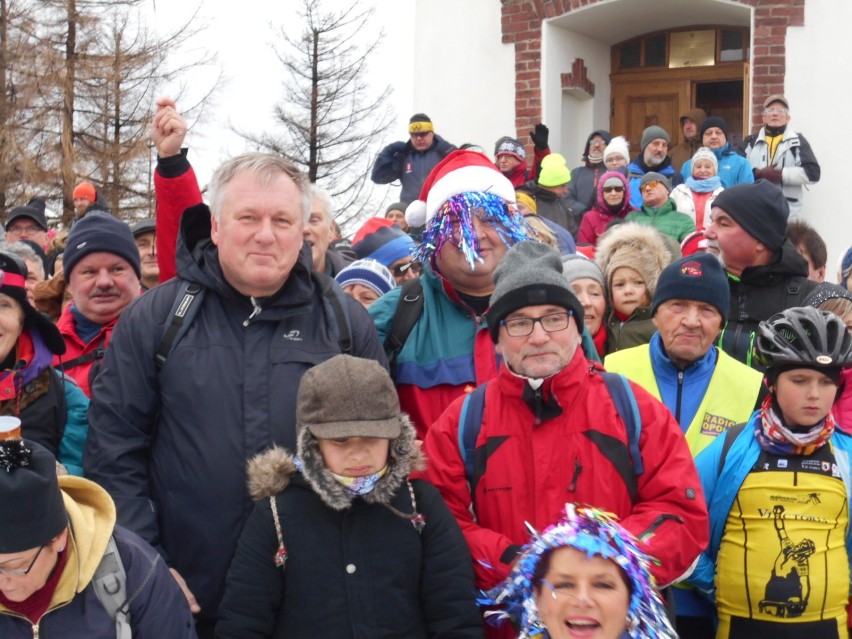 Turyści po raz 21. przywitali Nowy Rok na szczycie Kopy Biskupiej