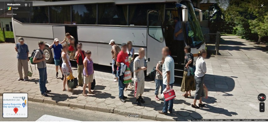 Powiat gostyński. Sołectwa w gminie Krobia w obiektywie Google Street View. Zobacz mieszkańców pobliskich wsi. Co robili? [ZDJĘCIA]