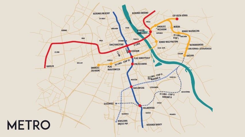 W Warszawie powstanie III linia metra