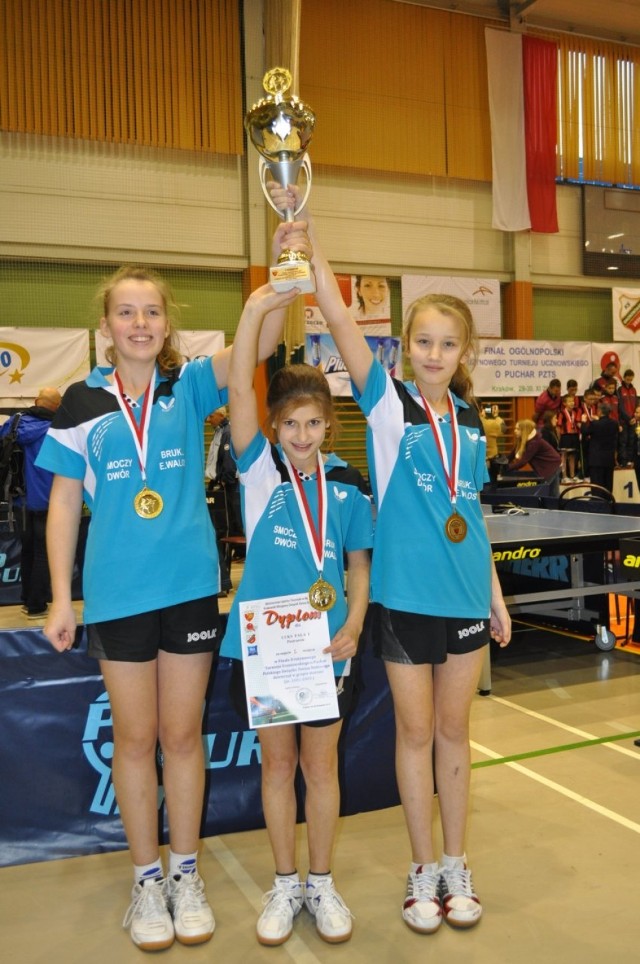 Dziewczęta z LUKS "Fala" Piotrawin zostały po raz drugi z rzędu Mistrzyniami Polski UKS-ów