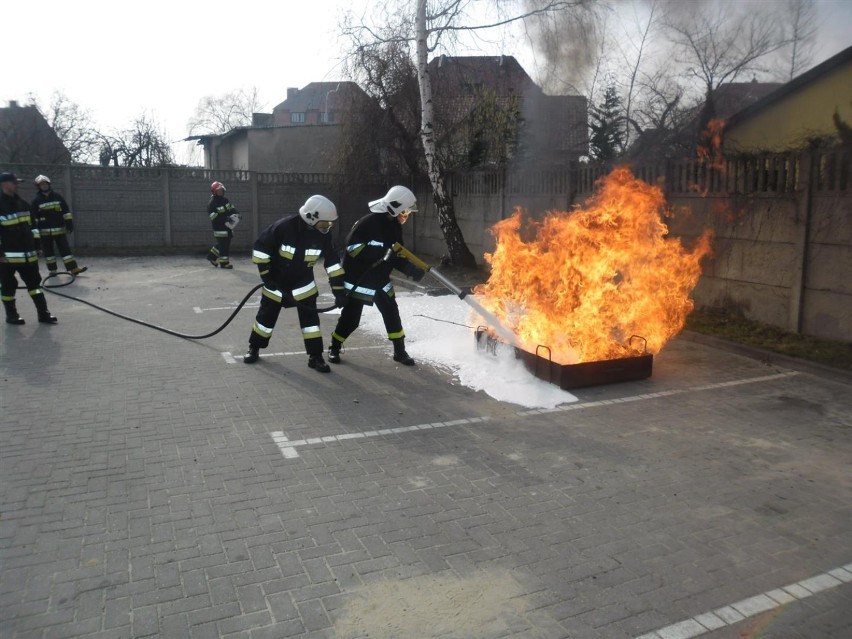 Straż Pożarna w Jarocinie: Strażacy gościli w szkole