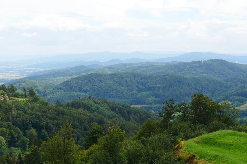 Widok na góry okalające twierdzę