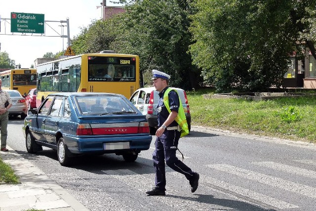 Wypadek na ul. Obywatelskiej przy skrzyżowaniu z ul. Rejtana