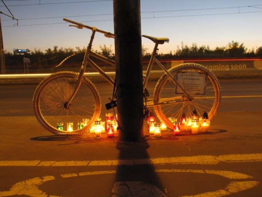 W ten sposób wrocławscy rowerzyści upamiętnili zmarłego ...