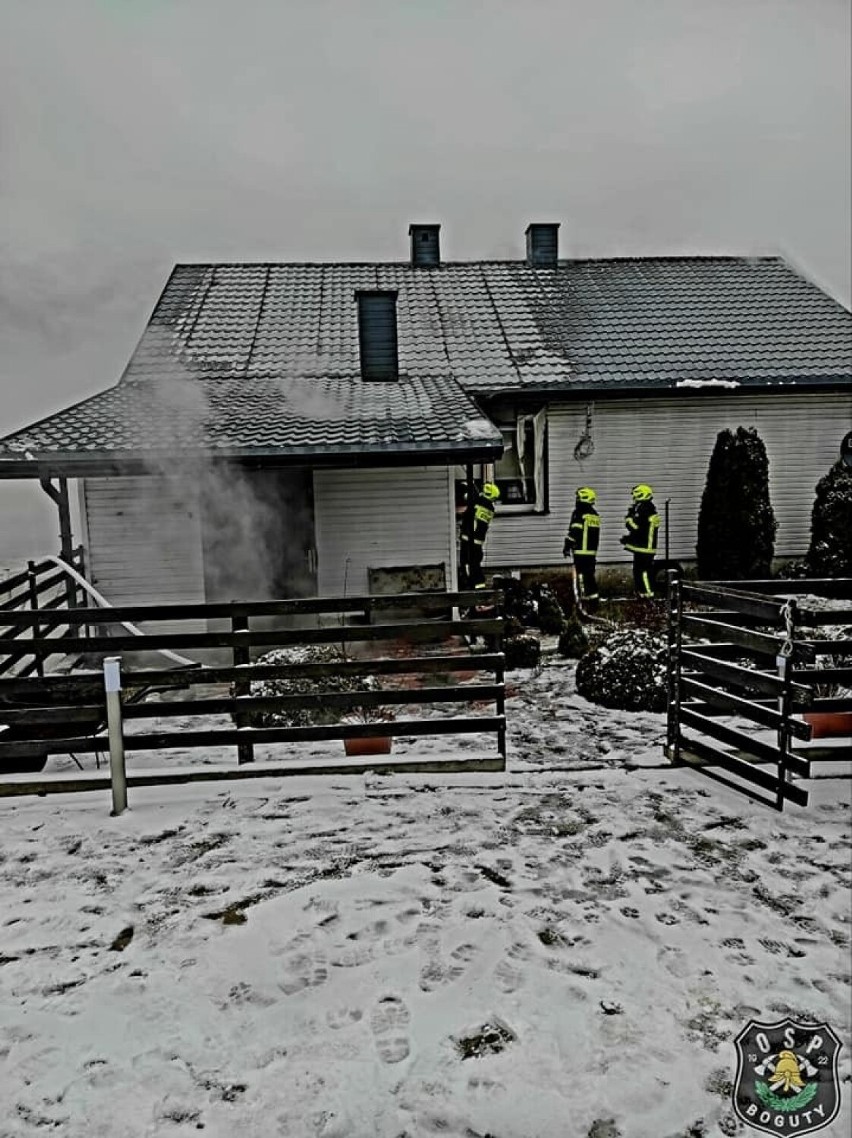 Pożar domu w Tymiankach-Pachołach gm. Boguty-Pianki, 10.03.2023. Pogorzelcy potrzebują pomocy