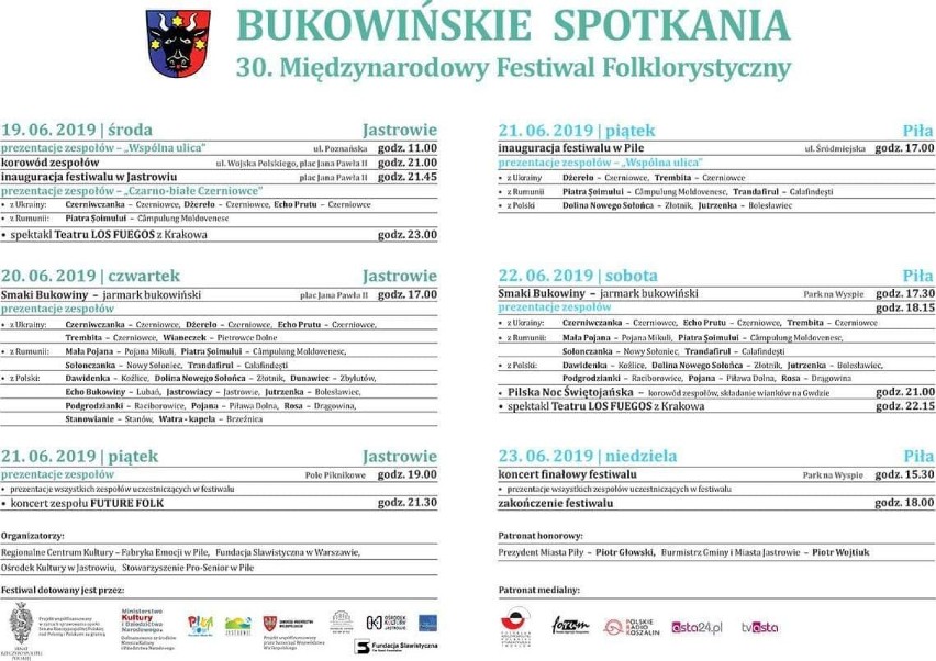 W Jastrowiu odbędą się jubileuszowe XXX MFF "Bukowińskie spotkania"