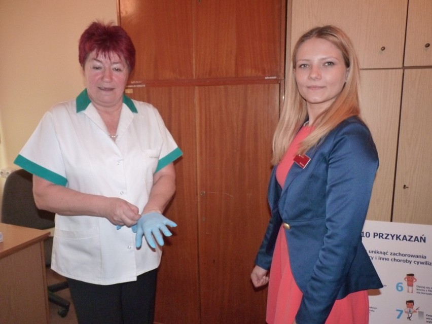 Akcja badania i nauki samobadania piersi w Urzędzie Miasta w Radomsku